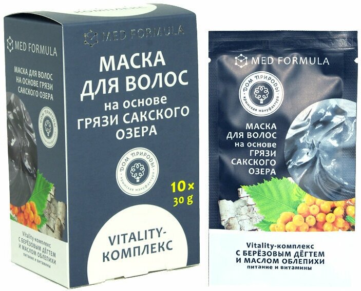 Маска для волос "Vitality-комплекс" питание и витамины, Дом природы