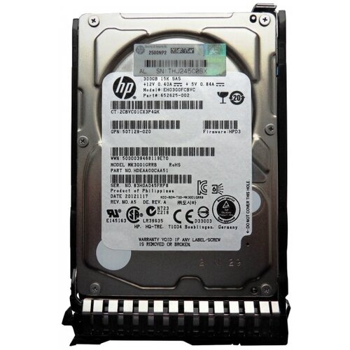 Жесткий диск HP 652611-S21 300GB SAS 25 HDD 2129000₽