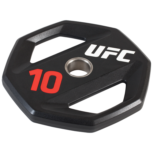 Диск UFC Premium Urethane Grip 10 кг черный ufc олимпийский диск 20 кг арт dcpu 8245