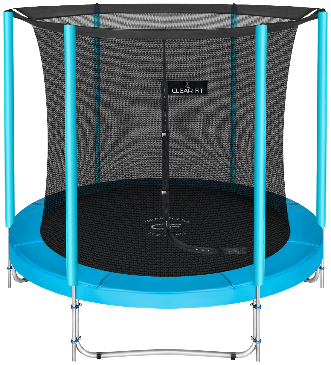 Каркасный батут Clear Fit ElastiqueHop 8Ft 244х244х216 см бирюзовый