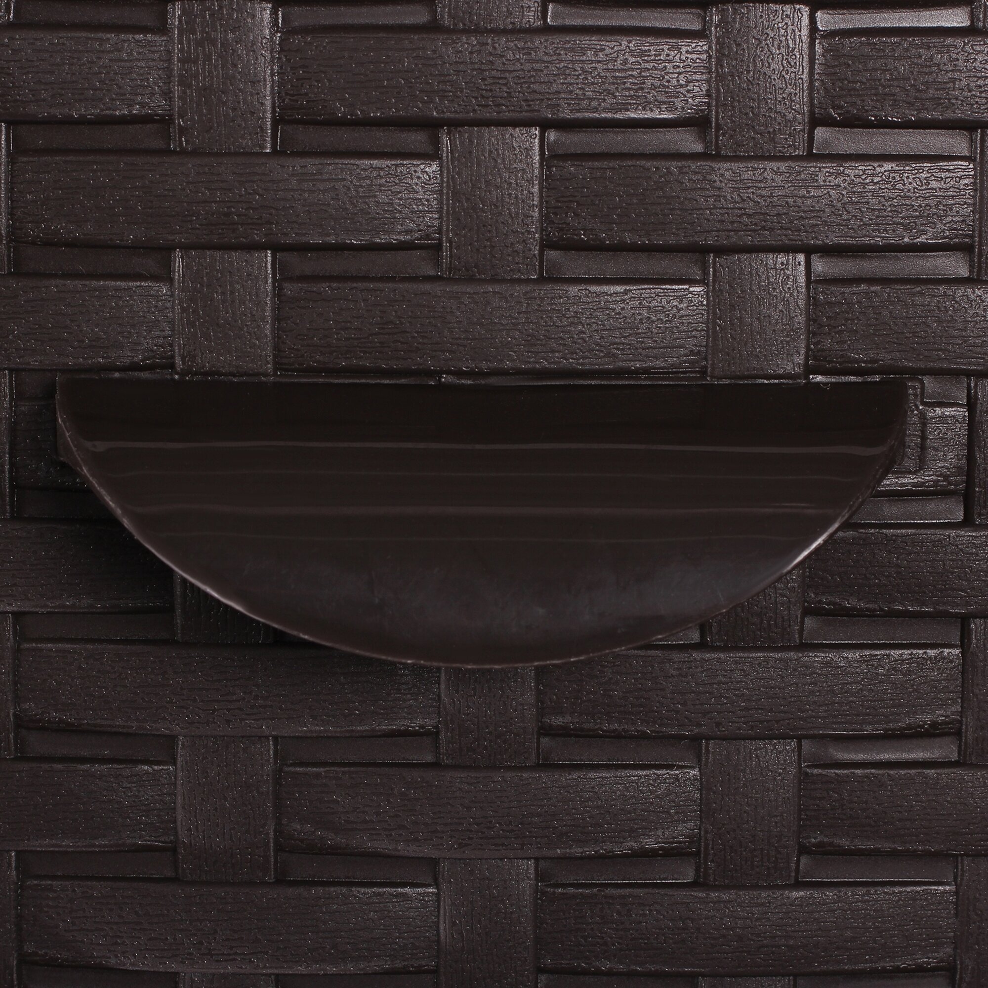 Комод «Ротанг» 4 ящика 40.5х50.5 см цвет коричневый - фотография № 4