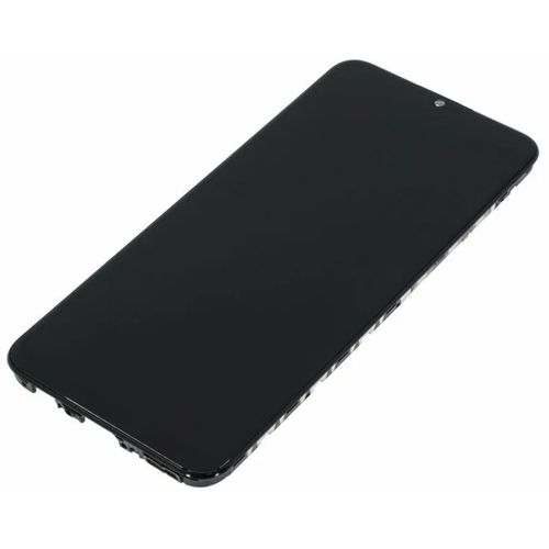 Дисплей для Samsung A025 Galaxy A02s (в сборе с тачскрином) в рамке, черный, 100%