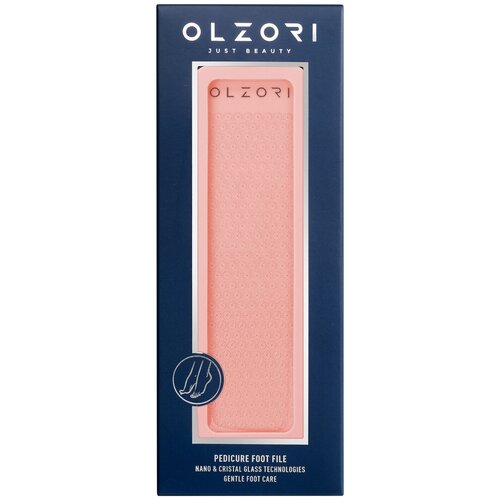 OLZORI VirGo Foot 01 пилка для пяток / пемза для ног / терка для стоп / для педикюра / быстрое удаление трещин / от натоптышей / обработка ступней / гладкие пяточки