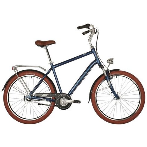 Комфортный велосипед Stinger Toledo (2021) 16 Синий (151-165 см) горный велосипед stinger graphite pro 27 2021 16 красный 151 165 см