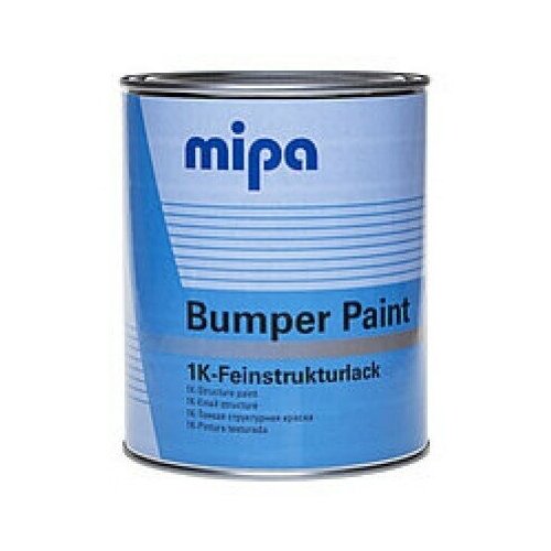 Краска для бампера структурная 1л Mipa Черная 2270₽