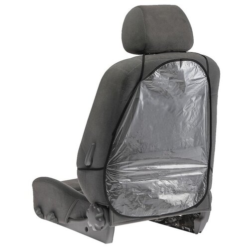 TORSO Накидка-незапинайка на спинку сиденья 58х42 см, черная окантовка, прозрачная