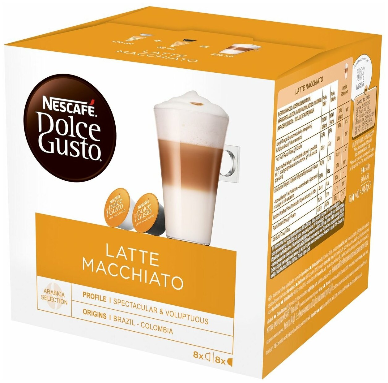 Кофе в капсулах Nescafe Dolce Gusto Latte Macchiato, 16 капсул - фотография № 4