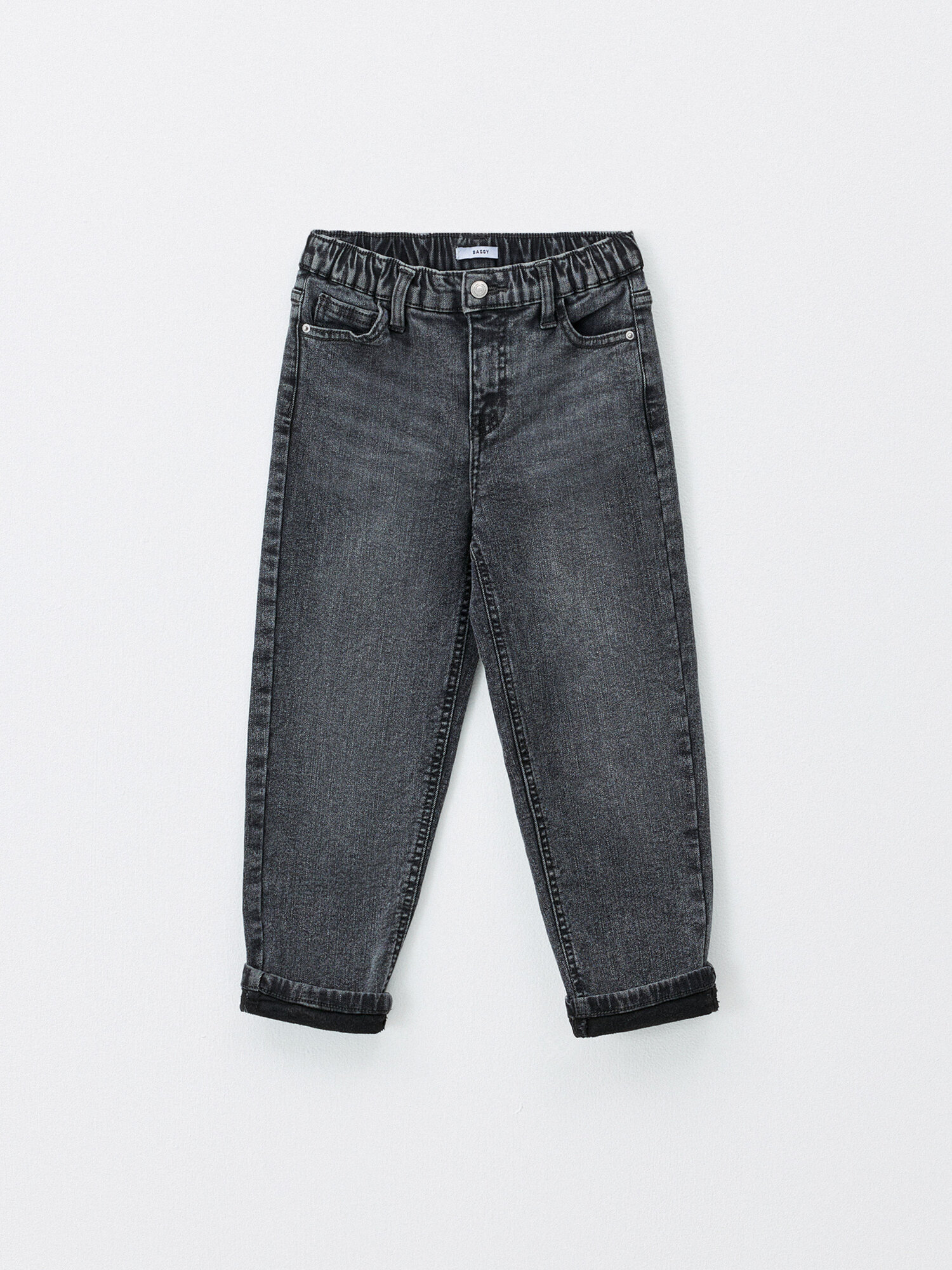 Джинсы Sela, размер 110, серый деним — фото 1