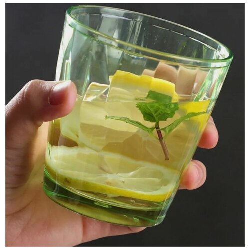 Акриловые небьющиеся стаканы 210 мл для сока, воды, чая, мохито, лимонада