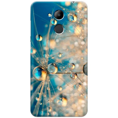 фото Re:pa накладка transparent для honor 6c pro с принтом "одуванчик в капельках"