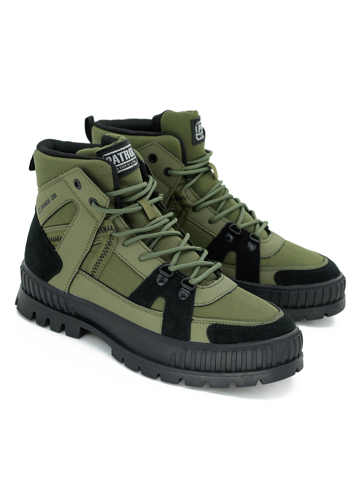Ботинки хайкеры PATROL, размер 43, хаки — фото 1
