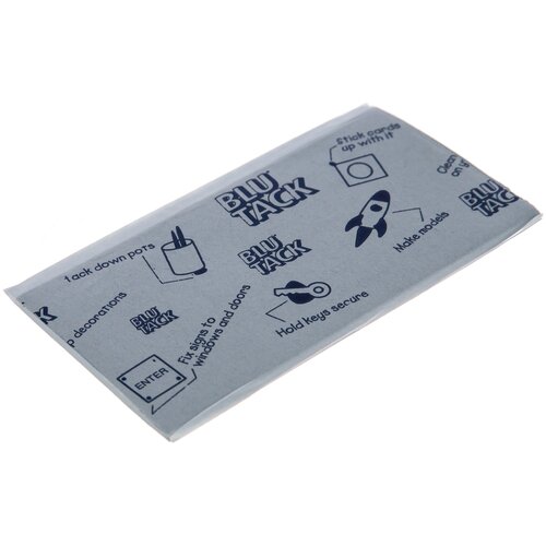 Клейкая масса Bostik BLU TACK 0.045 кг 30813266 16014440 bostik blu tack handy white 45g