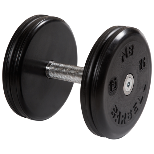 Гантель неразборная MB Barbell MB-FdbEM-B черный