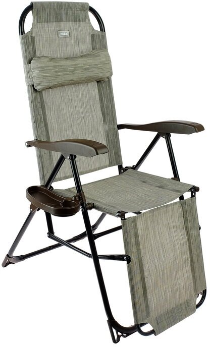 Кресло-шезлонг КШ3/4, р. 82 х 59 х 116 см, цвет бамбук - фотография № 1