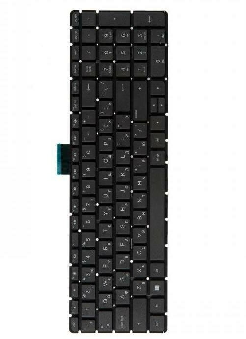 Клавиатура для ноутбука HP Pavilion 15-ab 15-au черная без рамки гор. Enter [ZeepDeep] 809031-251