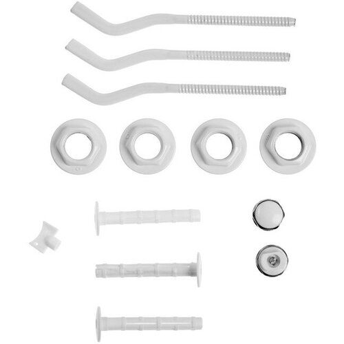 ZEIN Набор для подключения радиатора ZEIN, 1" x 1/2", с тремя кронштейнами