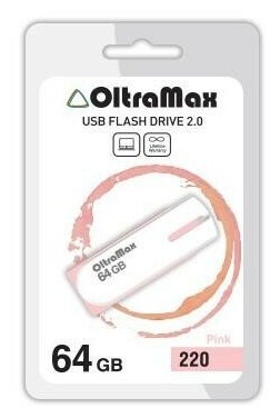 USB флэш-накопитель (OLTRAMAX OM-64GB-220-розовый)