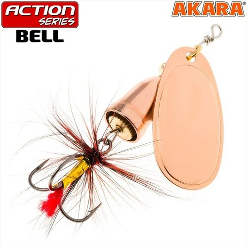 Блесна вращающаяся Akara Action Series Bell, 6 г, цвет A20 9680354 блесна вращающаяся akara action series libra 4 16 гр a20 2