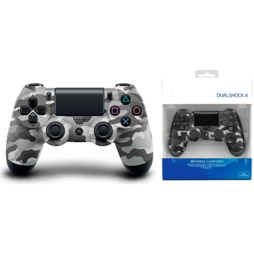Геймпад беспроводной для Sony PlayStation 4 (ver. 2) камуфляж серый PS4