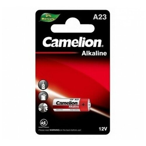 Батарейка алкалиновая для сигнализации тип A23 12В 1шт Plus Alkaline LR23A-BP1 Camelion 56943 батарейка алкалиновая для сигнализации тип a23 12в 1шт camelion plus alkaline lr23a bp1