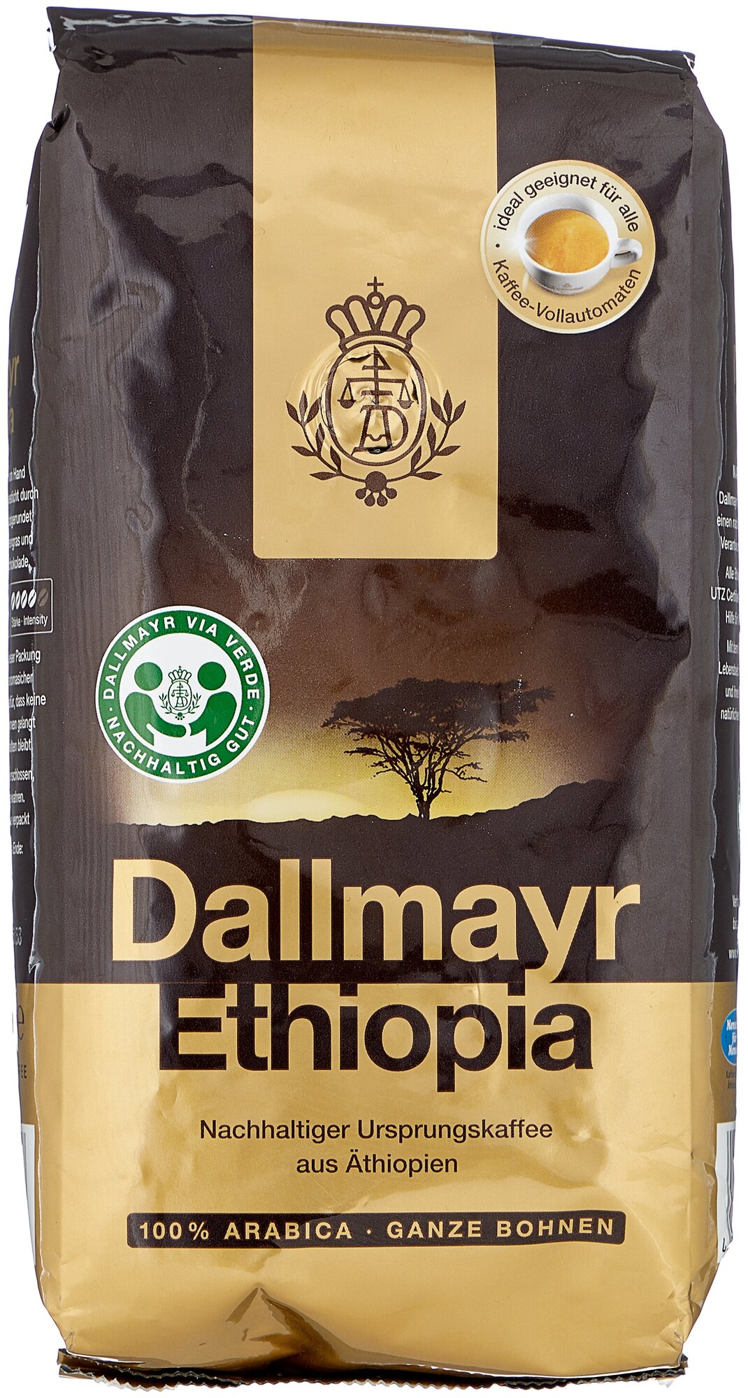 Кофе в зернах Dallmayr Ethiopia (Эфиопия), 2x500г - фотография № 4