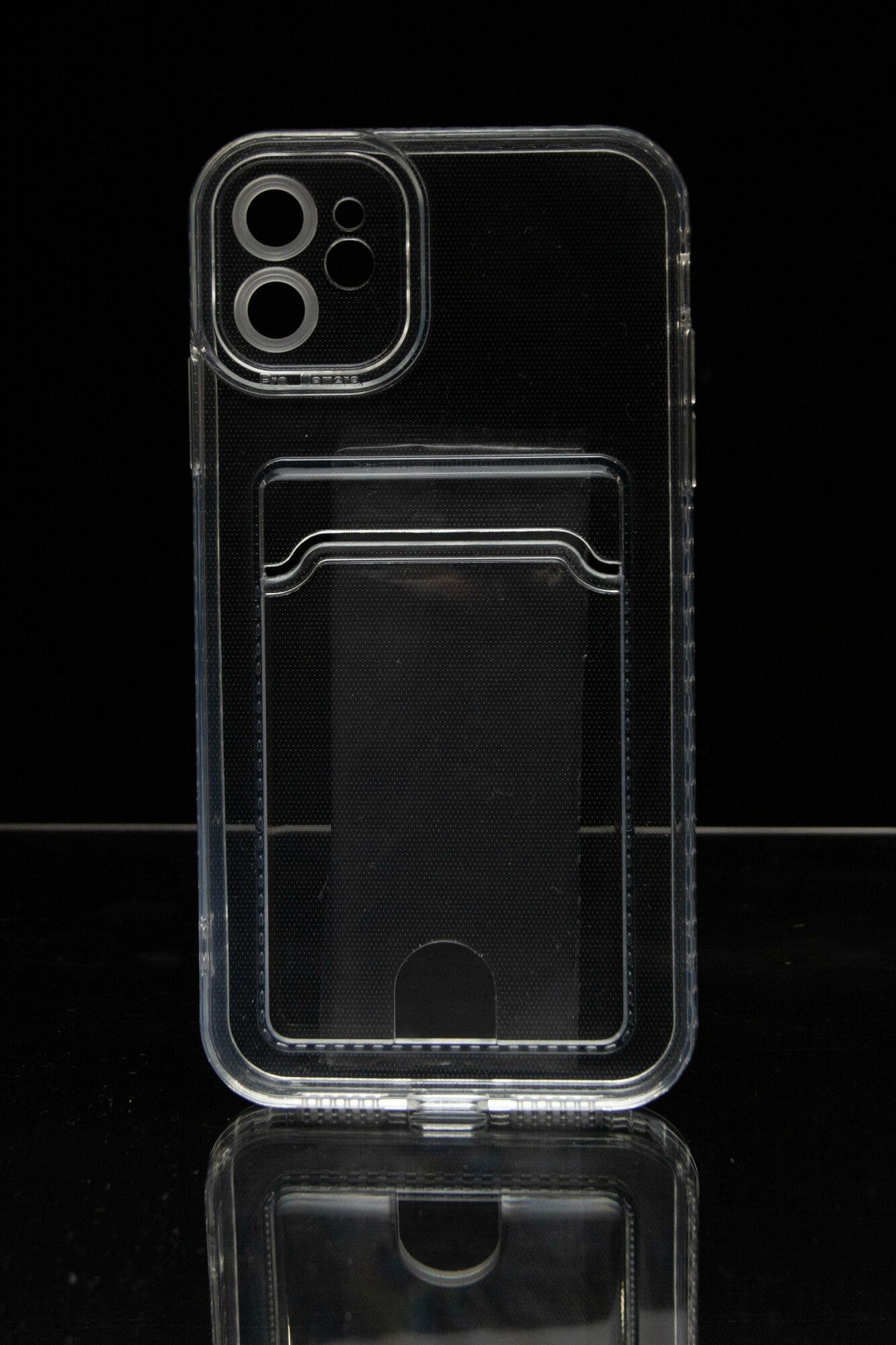 Чехол для карты на Apple iPhone 11 / Apple iPhone 11 прозрачный — фото 1