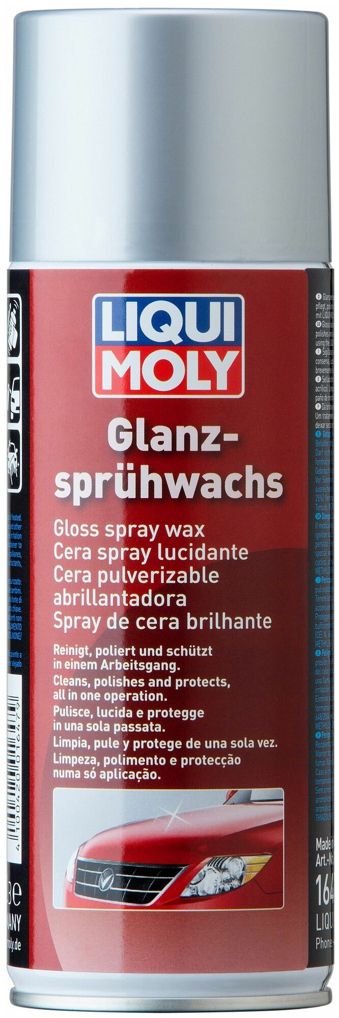 1647 LiquiMoly Жидкий воск Glanz-Spruhwachs 0,4л