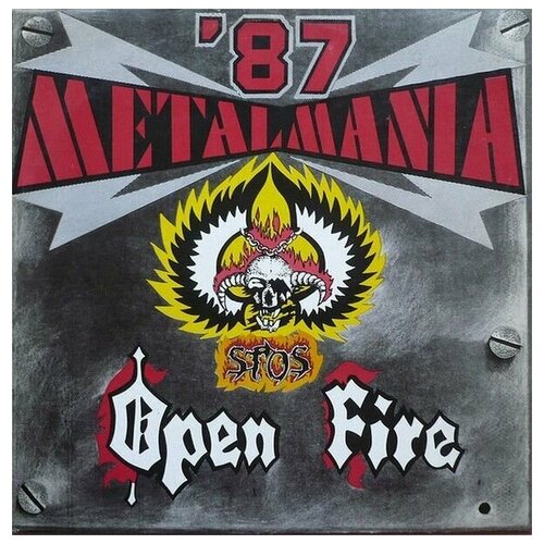 Open Fire / Stos - Metalmania 87 /Винтажная виниловая пластинка / LP / Винил шкатулка handstick metallic 6 12 20 25 spectra heavy metal madeira 8115