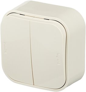 <b>Выключатель</b> <b>Legrand</b> 782232 Quteo, 10 А Предназначен для включения и отключения освещения тока в цепи