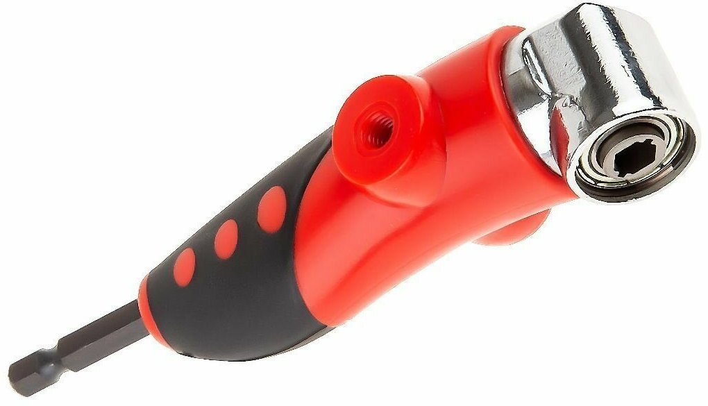 Насадка угловая на дрель Hammer Flex AB10 4 биты в комплекте — фото 1