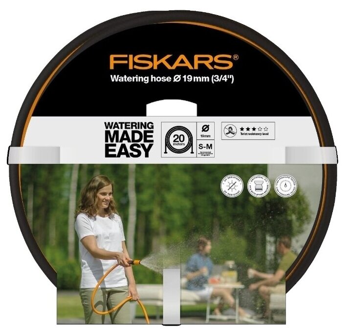 Шланг Fiskars 1027109 Ø 19 мм (3/4") 20 м Q3 - фотография № 9