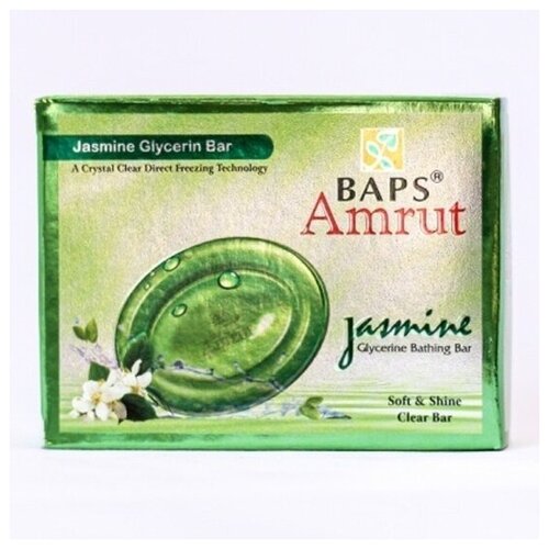 Мыло Baps Amrut банное Жасмин глицериновое (Jasmine Glycerine Bathing Bar) 75 г