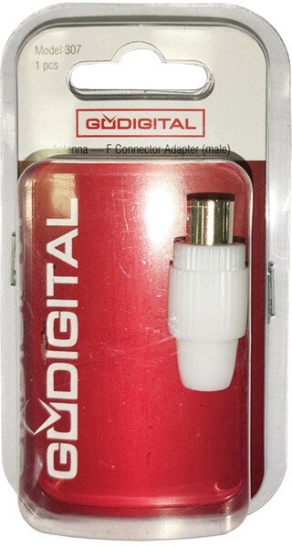 Штекер антенный GODIGITAL 307, металл, пластик