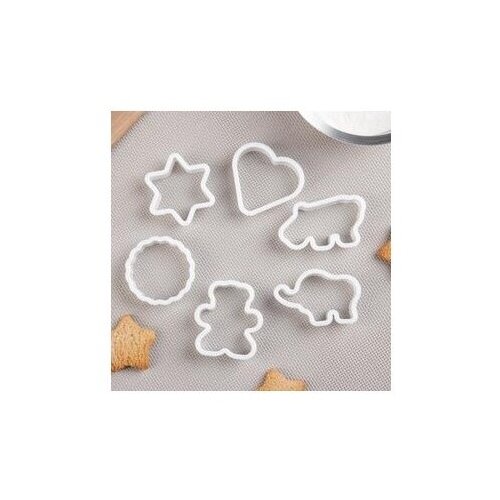 фото Набор форм для печенья доляна «ассорти», 6 шт