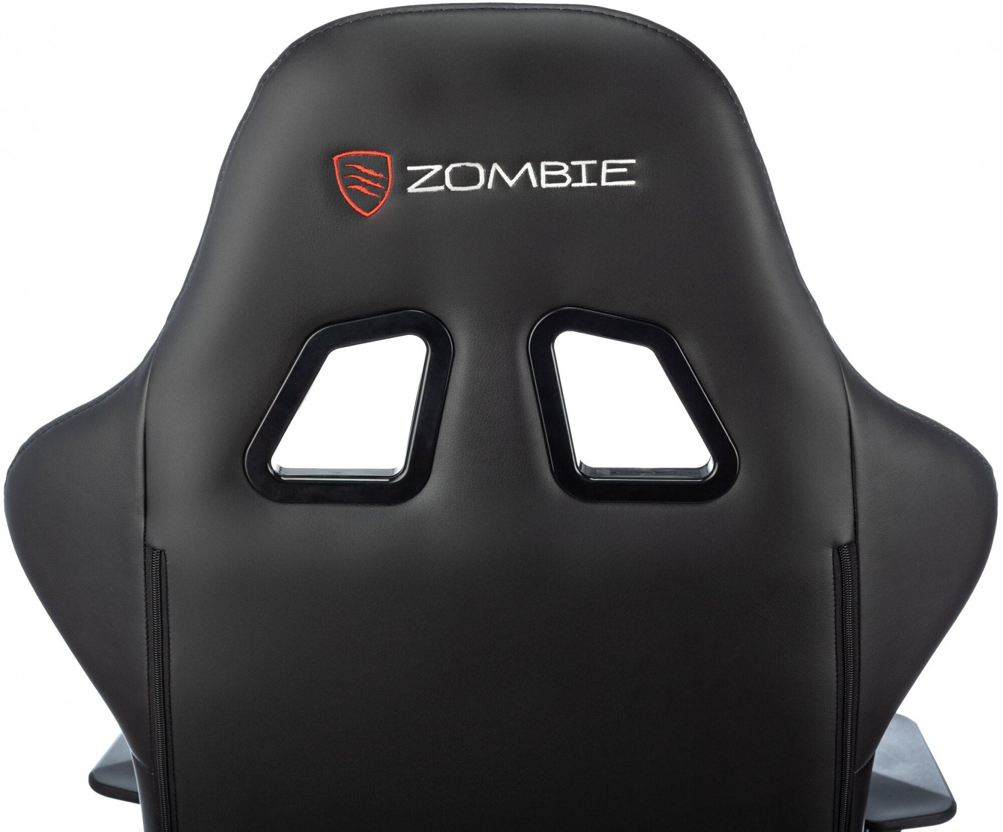 Кресло игровое ZOMBIE Game Penta черный/красный эко.кожа с подголов. крестов. пластик - фотография № 9