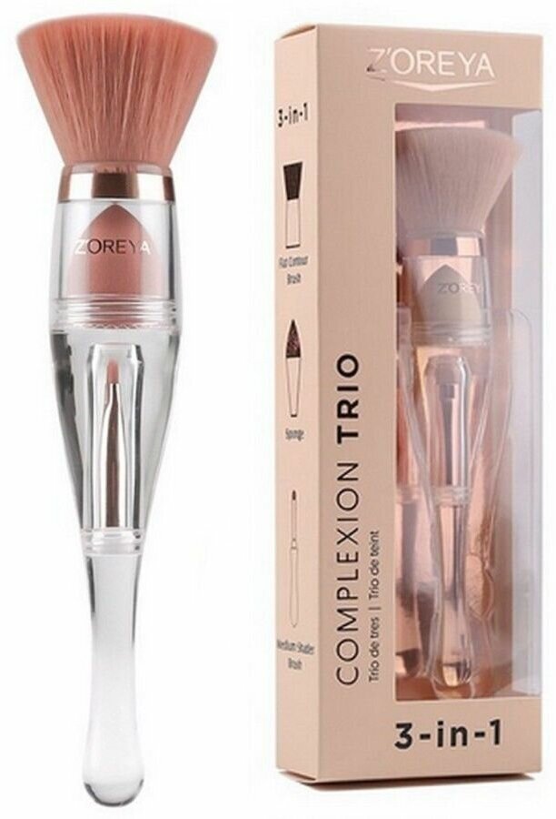 фото Nail Art Кисть для макияжа 3 in 1, прямая