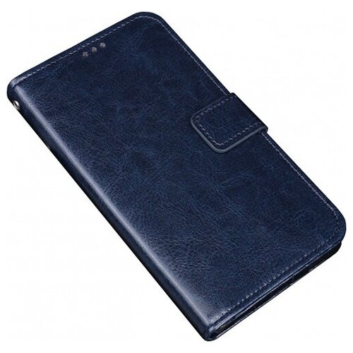 фото Чехол-книжка mypads для vivo x30 pro из качественной импортной кожи с подставкой застёжкой и визитницей синий