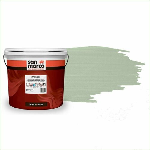 Акриловая суперстойкая матовая краска SAN MARCO Maggiore, 4 литра, цвет 191G