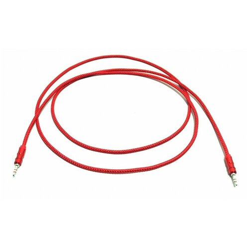 Авто акустический кабель AUX длина 2м, оплетка-ткань, 1 шт.