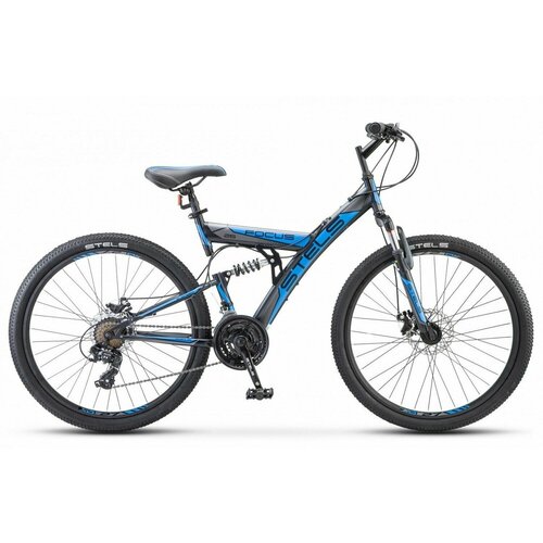 Горный велосипед Stels Focus MD 26 21-sp V010 черный/синий