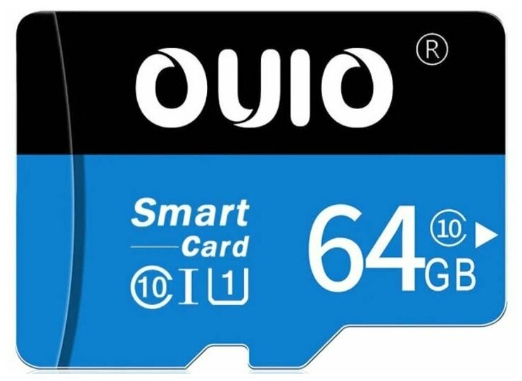 Карта памяти MicroSD 64GB Class 10 OUIO