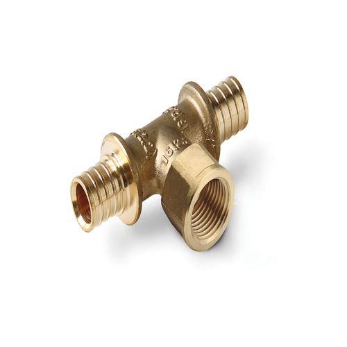 Тройник ВР 16x12x16 аксиальный латунный с внутренней резьбой AX9161216 PRO AQUA 1189₽