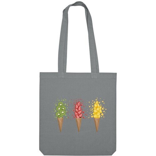 фото Сумка шоппер us basic, серый