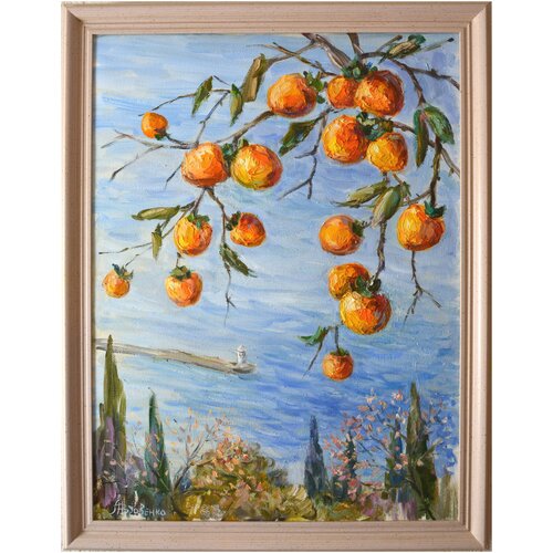 Интерьерная картина ХурмаМаслом на холсте ручной работы 12900₽