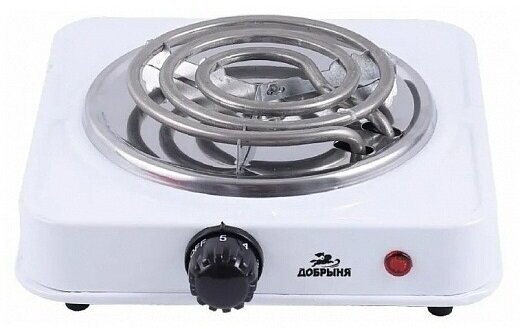 Плита электрическая настольная Добрыня 1 конфорка DO-2205W