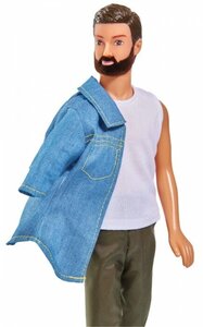 Кукла Кевин с бородой 30 см