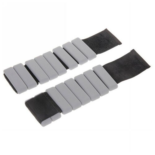 фото Утяжелитель для рук и ног fit band, 2 шт, 900 гр, серый