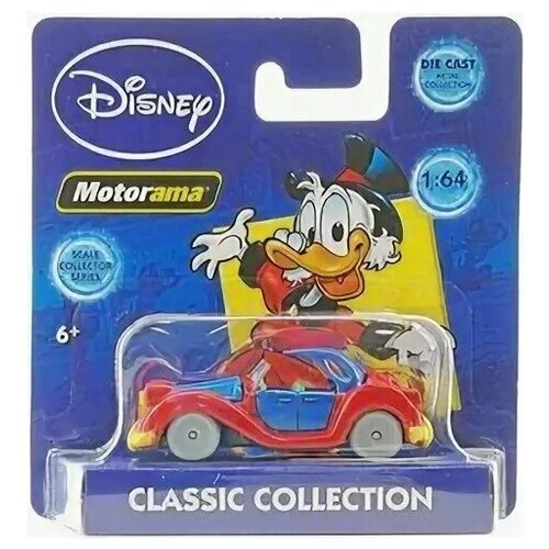 Motorama Disney Коллекционная машинка Скрудж Мак Дак 1:64 498558-5