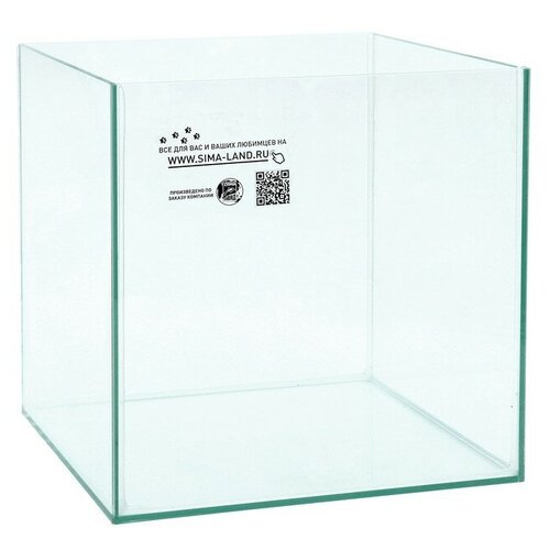 Пижон Аквариум Куб без покровного стекла, 27 литров, 30 х 30 х 30 см, бесцветный шов пижон аквариум куб без покровного стекла 31 литр бесцветный шов