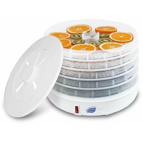 Сушилка для овощей и фруктов ВР-5 125 Вт 5 ярусов прозрачные поддоны 536300₽